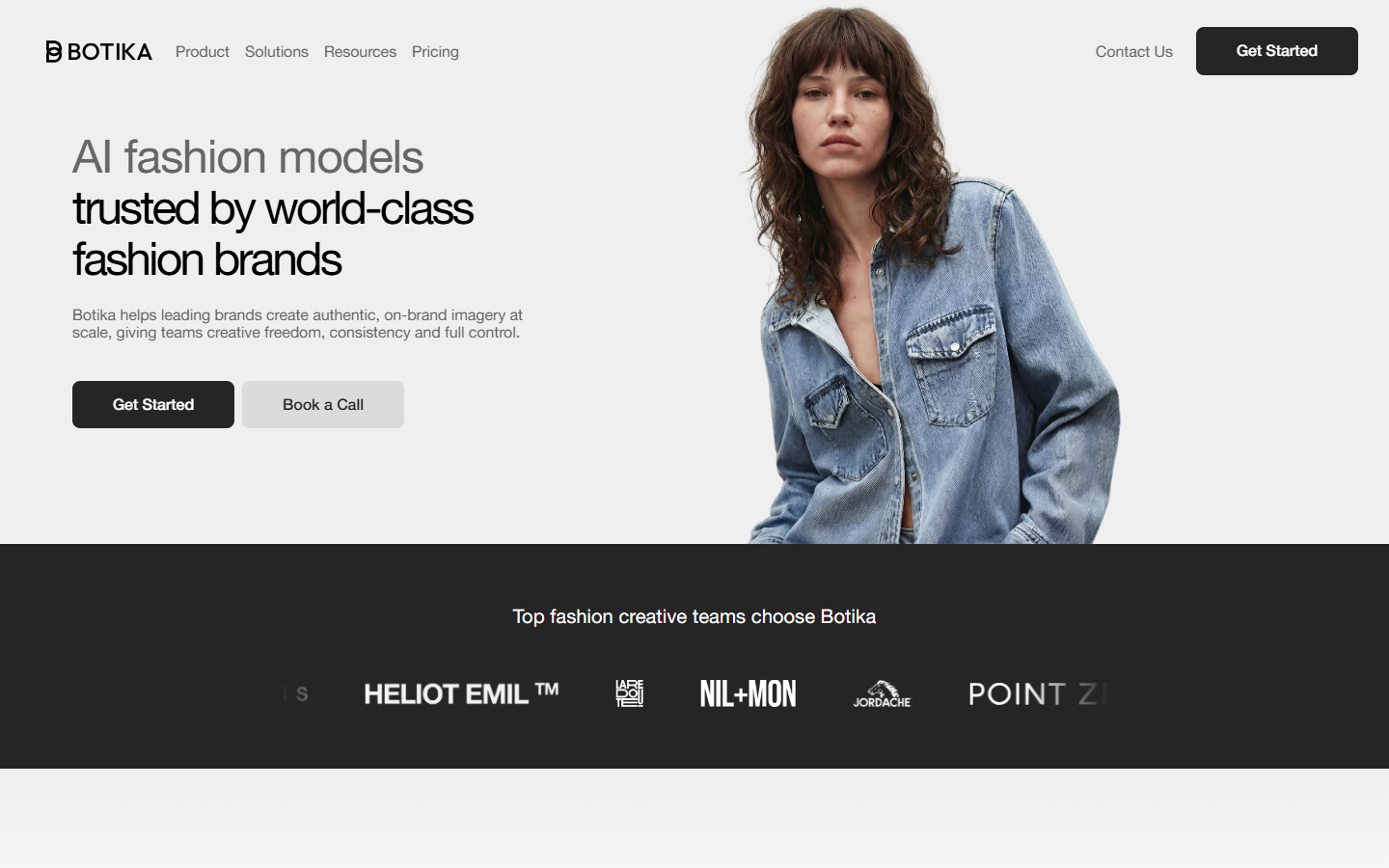 Botika homepage