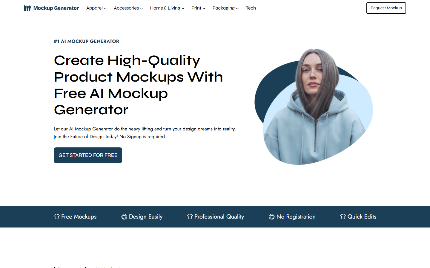 MockupGenerator.ai homepage